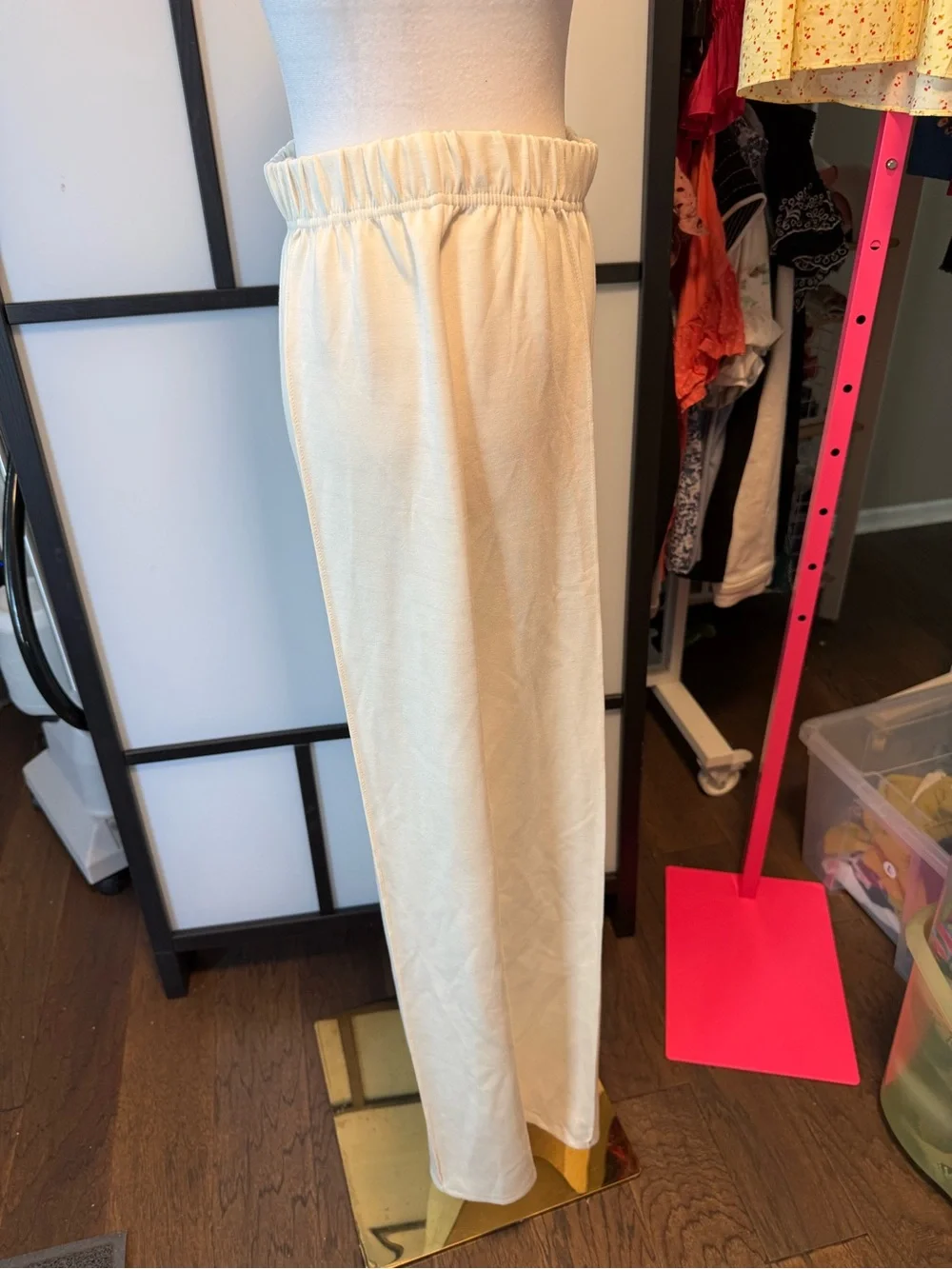 Free People Ivory Pull-On Wide Leg Pants - NWOT - Size Small